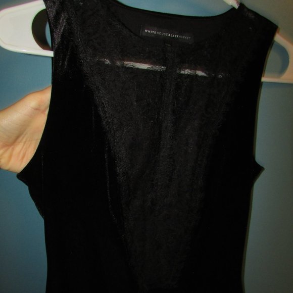 *2 for $25* WHBM Sleeveless Velvet Shell Top NWOT - Picture 5 of 9